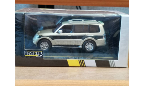 Mitsubishi Pajero 2010, 2-tone, First 43, металл, 1:43, масштабная модель, J-Collection, scale43