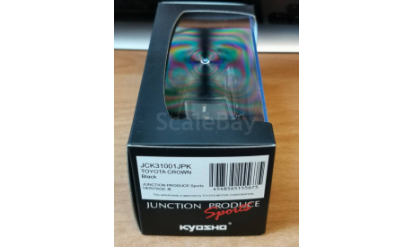 Toyota Crown Junction Produce, Kyosho, Black, металл, 1:43, масштабная модель, scale43