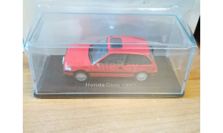 Honda Civic, 1987, Norev, 1:43, металл, масштабная модель, scale43, Hachette
