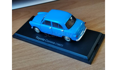 Toyota Corona (1957), 1:43, металл, масштабная модель, Hachette, scale43