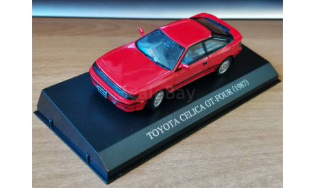 Toyota Celica GT-Four 1987 ST-165, Aoshima Dism, 1:43, металл, масштабная модель, scale43