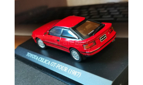 Toyota Celica GT-Four 1987 ST-165, Aoshima Dism, 1:43, металл, масштабная модель, scale43