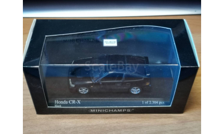 Honda CR-X, Minichamps, 1:43, металл, масштабная модель, scale43