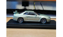 Nissan Skyline GT-R BNR34 M-Spec Nur, Kyosho, металл, 1:43, масштабная модель, scale43