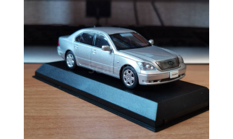 Toyota Celsior (F30) С Type, Silver, Kyosho, 1:43, металл, масштабная модель, scale43