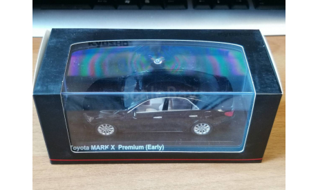Toyota Mark X Premium (Early), Black, 1:43, металл, масштабная модель, scale43, Kyosho