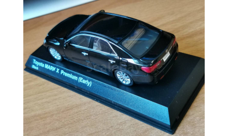 Toyota Mark X Premium (Early), Black, 1:43, металл, масштабная модель, scale43, Kyosho