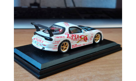 Mazda RX-7 2003 A’pex D1 Project FD3S, Aoshima Dism, 1:43, металл, масштабная модель, scale43