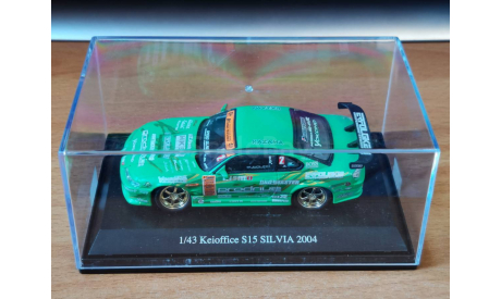 Nissan Silvia 2004 S15 Keioffice, Aoshima Dism, 1:43, металл, масштабная модель, 1/43