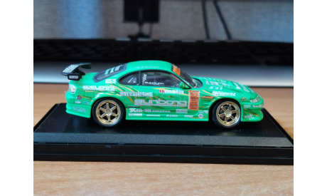 Nissan Silvia 2004 S15 Keioffice, Aoshima Dism, 1:43, металл, масштабная модель, 1/43