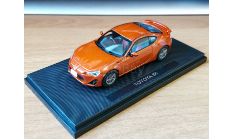 Toyota 86 GT RHD EBBRO, 1:43, металл, масштабная модель, scale43