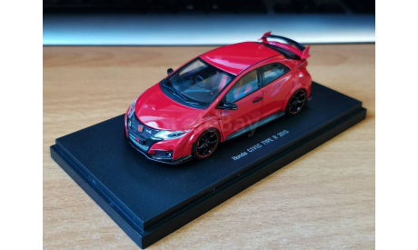 Honda Civic Type R 2015, Milano Red, Ebbro, 1:43, металл, масштабная модель, scale43