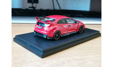 Honda Civic Type R 2015, Milano Red, Ebbro, 1:43, металл, масштабная модель, scale43