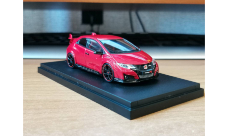 Honda Civic Type R 2015, Milano Red, Ebbro, 1:43, металл, масштабная модель, scale43