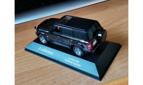 Nissan Safari (Patrol), Black, J-Collection, 1:43, масштабная модель, scale43