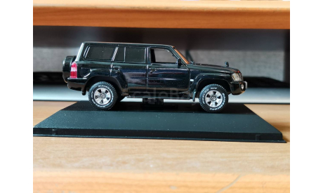 Nissan Safari (Patrol), Black, J-Collection, 1:43, масштабная модель, scale43