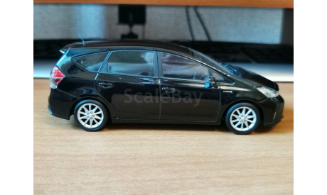 Toyota Prius Alpha, 1:30, металл, дилерский цветовой пробник, масштабная модель, scale30