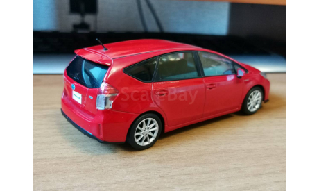 Toyota Prius Alpha, 1:30, металл, дилерский цветовой пробник, масштабная модель, scale30