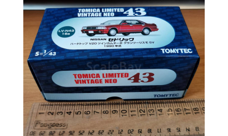 Nissan Cedric V20 Twin Cam Turbo Gran Turismo SV 1990, Tomica Limited, 1:43, металл, масштабная модель, scale43