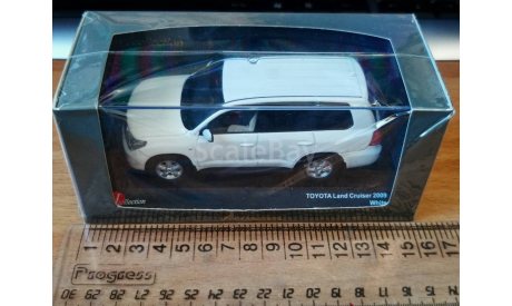 Toyota Land Cruiser 200 2009, White, J-Collection, 1:43, металл, масштабная модель, scale43