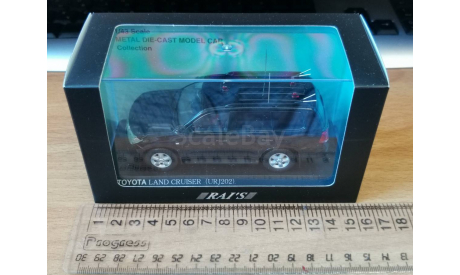 Toyota Land Cruiser (URJ202) 2010 VIP Guard Police Car, Black, RAI’S, 1:43, металл, масштабная модель, scale43, J-Collection