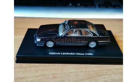 Nissan Leopard Ultima 1988, Aoshima Dism, 1:43, металл, масштабная модель, scale43