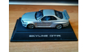 Nissan Skyline GT-R (R34) V-Spec, Ebbro, Silver, 1:43, металл, масштабная модель, scale43