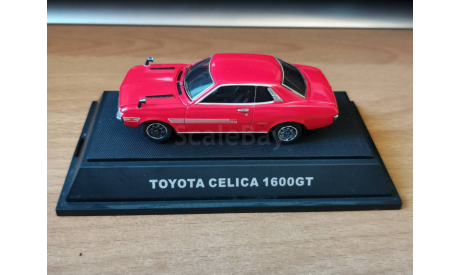 Toyota Celica 1600GT, Ebbro, 1:43, металл, масштабная модель, scale43