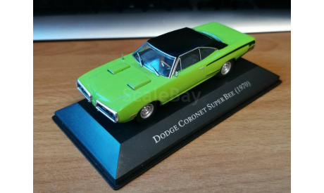 Dodge Coronet Super Bee (1970), American Cars, 1:43, металл, масштабная модель, Hachette, scale43