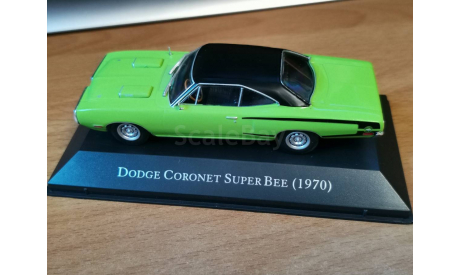 Dodge Coronet Super Bee (1970), American Cars, 1:43, металл, масштабная модель, Hachette, scale43