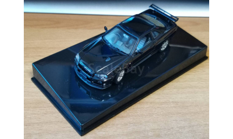 Nissan Skyline GT-R R34 V-Spec II, AutoArt, 1:43, металл, масштабная модель, scale43