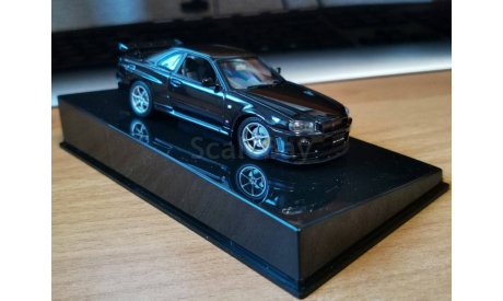 Nissan Skyline GT-R R34 V-Spec II, AutoArt, 1:43, металл, масштабная модель, scale43
