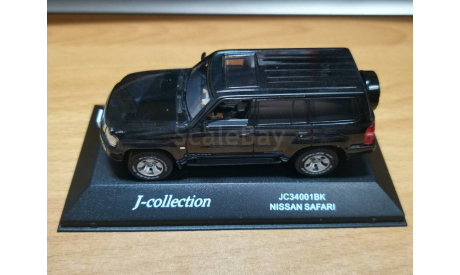 Nissan Safari (Patrol), Black, J-Collection, 1:43, масштабная модель, scale43