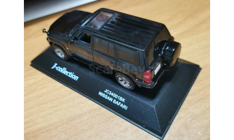 Nissan Safari (Patrol), Black, J-Collection, 1:43, масштабная модель, scale43