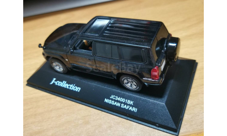 Nissan Safari (Patrol), Black, J-Collection, 1:43, масштабная модель, scale43