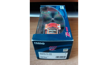 Lexus SC430 (Soarer) Super GT 2009 №6, Ebbro, 1:43, металл, масштабная модель, Toyota, scale43