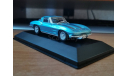 Chevrolet Corvette Stingray Coupe C2 (1963), American Cars, 1:43, металл, масштабная модель, IXO Road (серии MOC, CLC), scale43