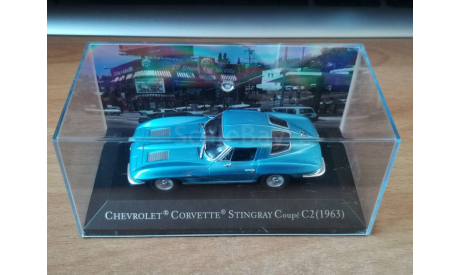 Chevrolet Corvette Stingray Coupe C2 (1963), American Cars, 1:43, металл, масштабная модель, IXO Road (серии MOC, CLC), scale43