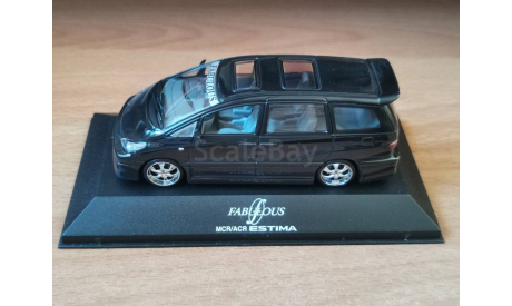 Toyota Estima VIP, Aoshima, 1:43, металл, масштабная модель, scale43