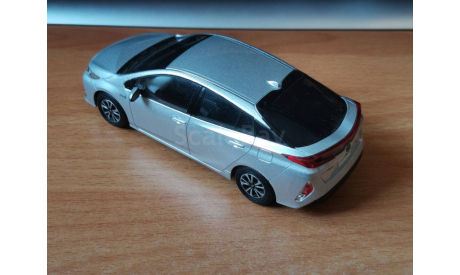 Toyota Prius PHV, 1:30, металл, дилерский цветовой пробник, цвет 1F7, масштабная модель, scale30, dealer