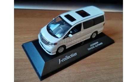 Toyota Alphard G, J-collection, White Perl, 1:43, металл, Редкий, масштабная модель, scale43