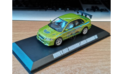 Mitsubishi Lancer Evolution VII, 2002, 1:43, металл Fast&Furious