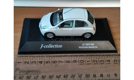 Nissan March (Micra), J-Collection, 1:43, металл, масштабная модель, scale43