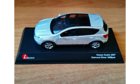 Nissan Dualis 2007, Diamond silver, Kyosho, 1:43, металл, масштабная модель, scale43