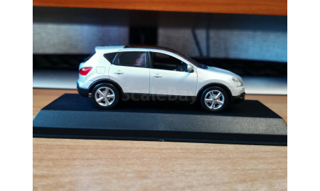 Nissan Dualis 2007, Diamond silver, Kyosho, 1:43, металл, масштабная модель, scale43