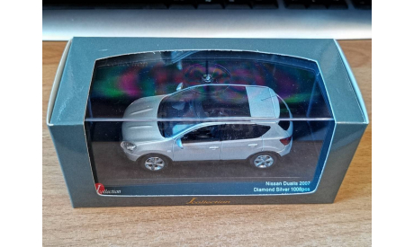 Nissan Dualis 2007, Diamond silver, Kyosho, 1:43, металл, масштабная модель, scale43