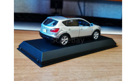 Nissan Dualis 2007, Ultimate silver, Kyosho, 1:43, металл, масштабная модель, scale43