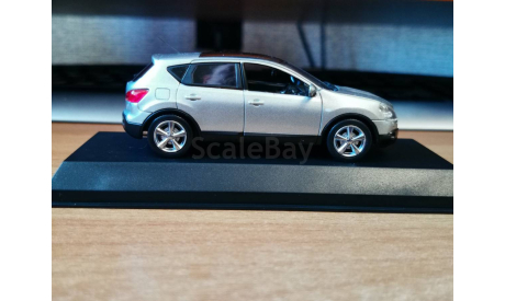 Nissan Dualis 2007, Ultimate silver, Kyosho, 1:43, металл, масштабная модель, scale43