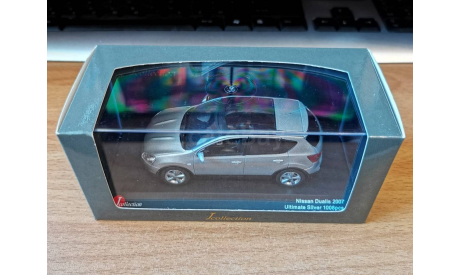 Nissan Dualis 2007, Ultimate silver, Kyosho, 1:43, металл, масштабная модель, scale43