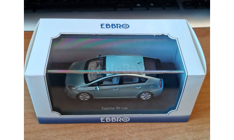 Toyota Prius 2010, Ebbro, 1:43, металл, масштабная модель, Kyosho, scale43